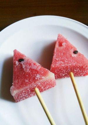 つめたくて美味しい！スイカシャーベット♪-レシピのメイン写真