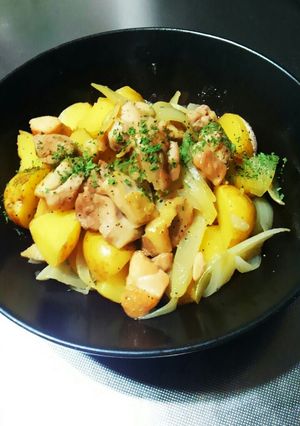 昆布茶でとりじゃが☆-レシピのメイン写真