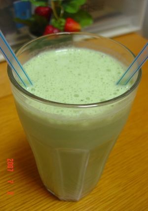 さわやか☆抹茶バナナミルク(砂糖不使用)-レシピのメイン写真