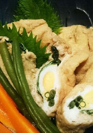 シソ+ネギ入り玉子きんちゃく-レシピのメイン写真