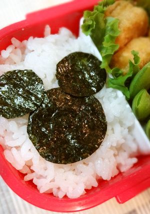 キャラ弁☆超簡単ミッキーシルエット-レシピのメイン写真