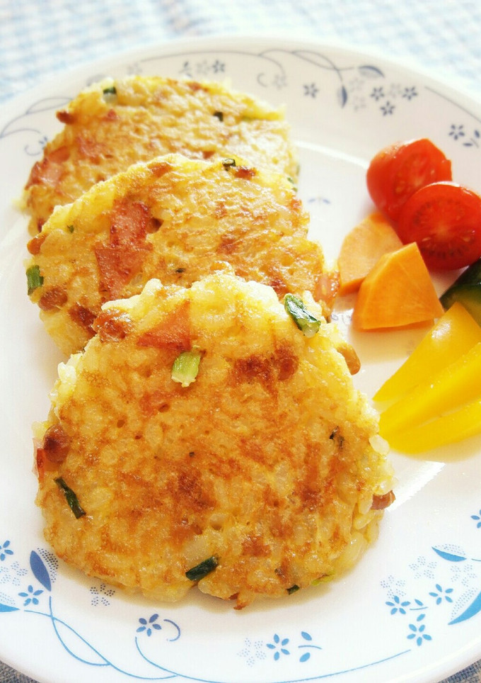 納豆と卵の落とし焼き-レシピのメイン写真
