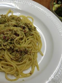 タコミンチ入りジェノベーゼパスタ-レシピのメイン写真