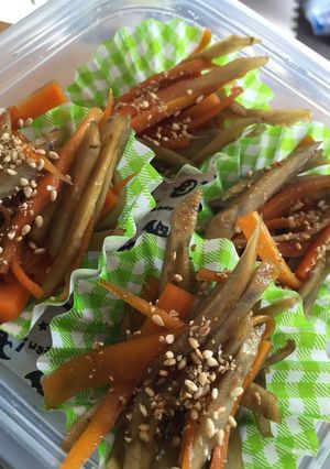 お弁当や副菜に！きんぴらごぼう-レシピのメイン写真