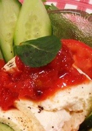 チーズ豆腐のサラダ-レシピのメイン写真