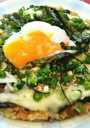 簡単♡ランチ♡和風ノリ海苔ご飯ピザ♡-レシピのメイン写真