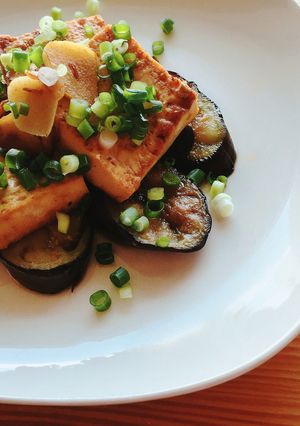 お豆腐となすの生姜醤油焼き-レシピのメイン写真