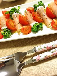 生ハム&かいわれ 簡単レシピ-レシピのメイン写真