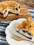 ブルーベリーのクランブルチーズケーキ