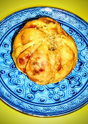 「焼き薩摩芋の茶巾絞り」-レシピのメイン写真
