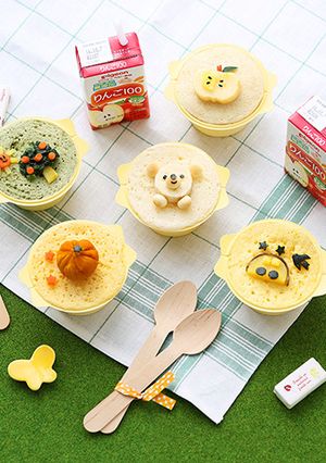 離乳食 蒸しパンピクニック-レシピのメイン写真
