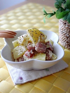 レンジで簡単☆ジャーマンポテト風サラダ-レシピのメイン写真