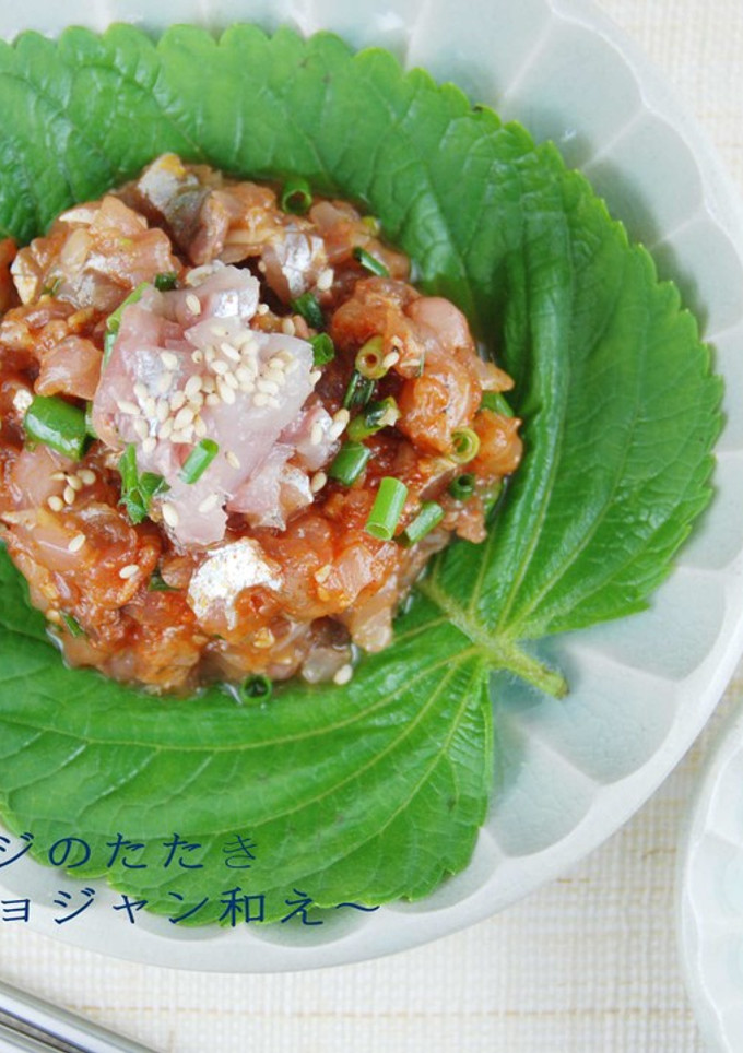 韓国風＊アジのたたき～チョジャン和え～-レシピのメイン写真