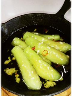 ❉スキレットde茄子アヒージョ❉オイル煮-レシピのメイン写真