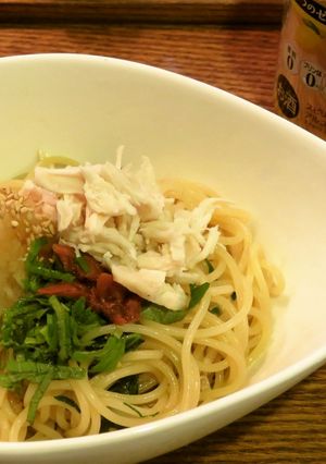 梅干と大根おろしのさっぱりパスタ-レシピのメイン写真