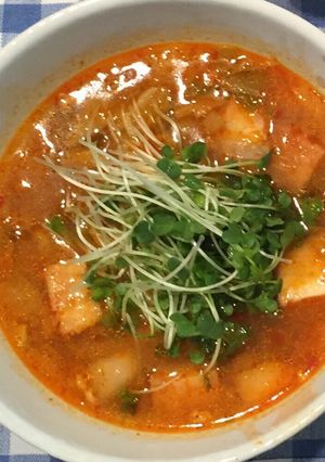 ビリビリくる 山椒の効いた激辛スープ！-レシピのメイン写真
