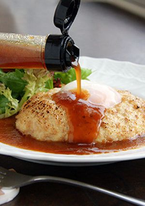 ふわとろつくね温玉のせ-レシピのメイン写真