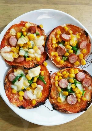 餃子の皮ピザ-レシピのメイン写真