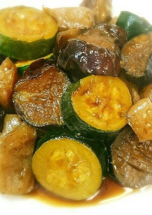 基本の茄子の煮浸しに夏野菜を♪ズッキーニ-レシピのメイン写真