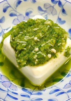 ダイエット！グリーン冷奴(おろし胡瓜)-レシピのメイン写真