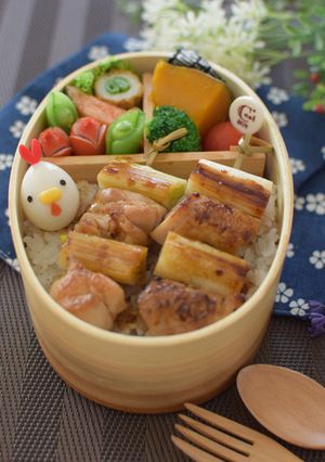 【キャラ弁】鶉のニワトリ焼鳥弁当-レシピのメイン写真