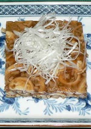 鶏皮と新生姜の煮こごり-レシピのメイン写真