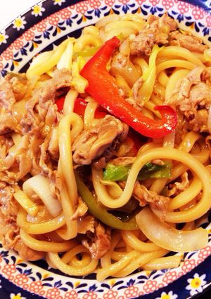豚肉・野菜のたっぷり焼きうどん＊-レシピのメイン写真