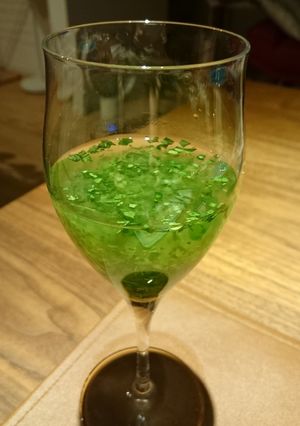 塩分控えめ小松菜の冷製スープ-レシピのメイン写真