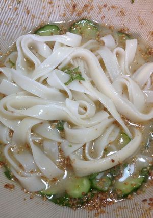冷や汁deひも川うどん-レシピのメイン写真