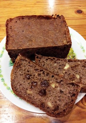 ライ麦100胡桃と干葡萄のドイツパンHB-レシピのメイン写真