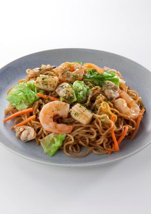 レンジで簡単!焼きそば-レシピのメイン写真