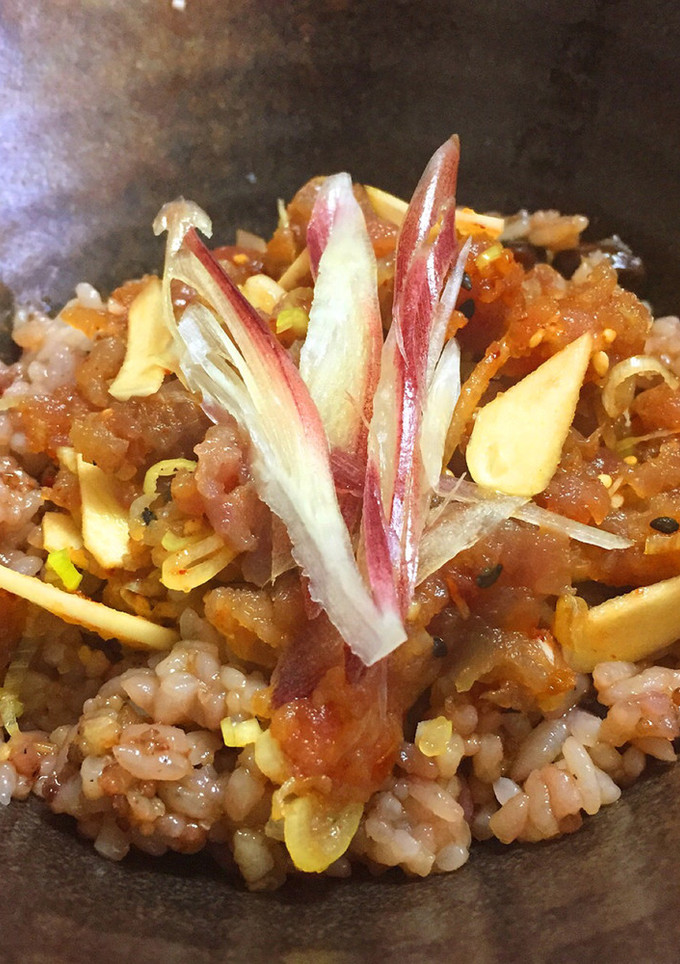 生七味とネギたっぷりの中落ち丼✨-レシピのメイン写真