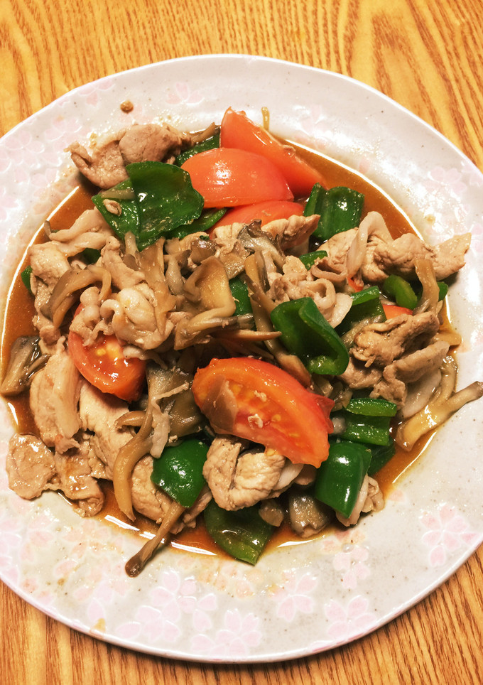 簡単！豚肉と夏野菜のオイスターソース炒め-レシピのメイン写真