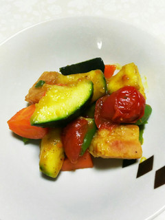 簡単!夏野菜のカレー蒸し炒め-レシピのメイン写真