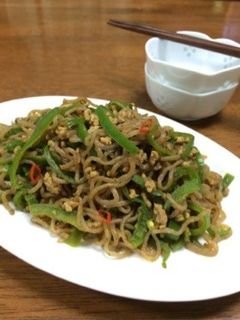 カレー味でピリッ♪ 糸こんとピーマン炒め-レシピのメイン写真