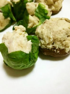 鳥ミンチとおからの椎茸サラダ菜しゅうまい-レシピのメイン写真