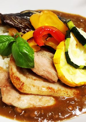 夏野菜カレー-レシピのメイン写真