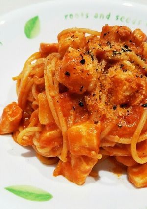 アンナマンマ❤簡単トマトクリームパスタ♪-レシピのメイン写真