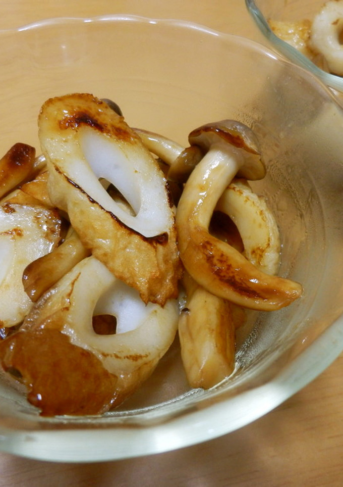 しめじと竹輪の炒め物-レシピのメイン写真