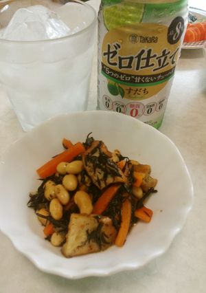 冷やしても美味しい☆ひじきの煮物♪-レシピのメイン写真