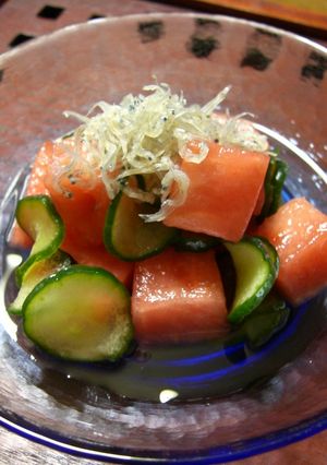 スイカのさっぱり甘酢漬け-レシピのメイン写真
