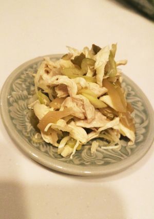 ささみとザーサイの和え物-レシピのメイン写真
