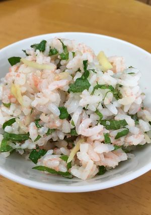 針生姜の入った大人のタラコご飯♡-レシピのメイン写真