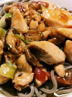 とろーり☆梅あんかけ鶏蕎麦☆-レシピのメイン写真