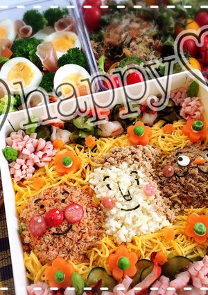 アンパンマンちらし寿司♫-レシピのメイン写真