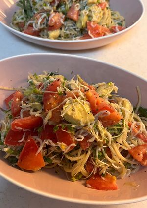 野菜たっぷりしらすの冷製パスタ-レシピのメイン写真