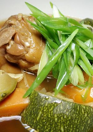 ズッキーニと豚足の中華スープ煮-レシピのメイン写真