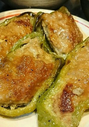 シンプル☆基本のピーマン肉詰め-レシピのメイン写真