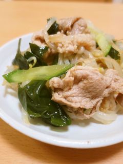 豚肉の冷製サラダ/宝達志水町学校給食-レシピのメイン写真