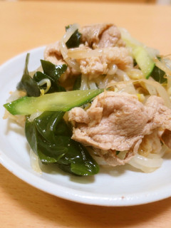 豚肉の冷製サラダ/宝達志水町学校給食-レシピのメイン写真